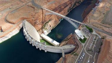 Glen Canyon Dam and Bridge, Arizona